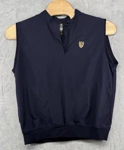 Chaleco de golf vintage con restricción cero sin mangas azul logotipo CC para mujer L - Imagen 1 de 7