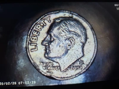 2006 D Roosevelt Dime 10c RPM Repunch Mint Mark Error Coin - Image 1 of 4