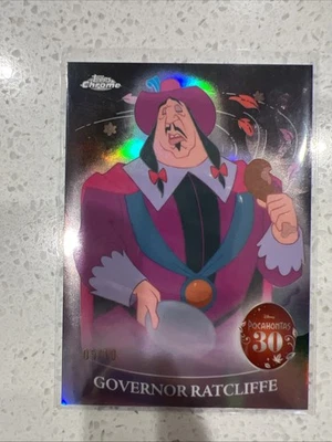 Topps Chrome Governer Ratcliffe 2025 negro/10 SSP Foto 1 de 4