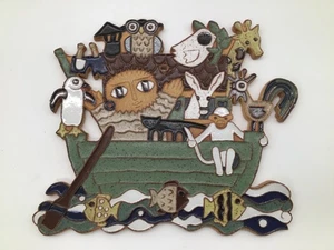 De colección Abadía de San Andrés Arca de Noé arte de pared cerámica califa placa de cerámica como nueva - Imagen 1 de 15