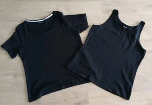 Tshirt +Top Gr.L schwarz Neuwertig Baumwollemix - Bild 1 von 2