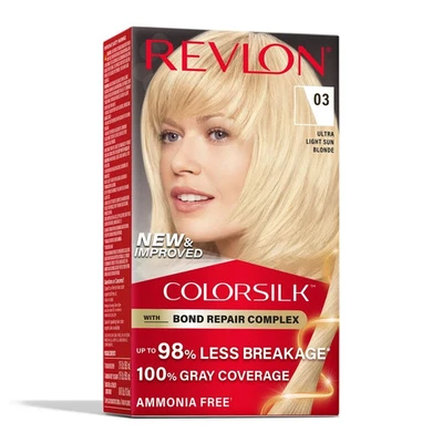 REVLON Colorsilk Beautiful Color Single Pack, 03 Ultra Light Sun Blonde DEAL!!! - Image 1 of 4