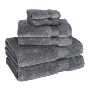 Asciugamani Turchi Classici CTT - Set di Asciugamani di Lusso 6 Pezzi, 100% Cotone Turco, Q... - Foto 1 di 8
