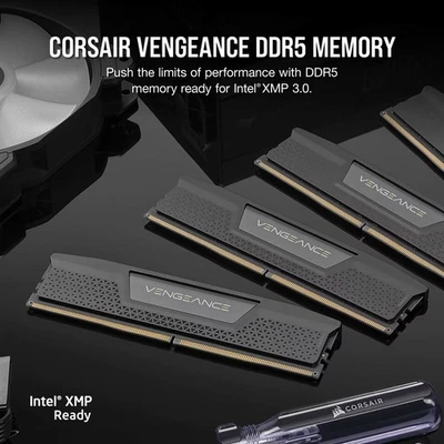 CORSAIR - VENGEANCE 32GB (2x16GB) DDR5 6000MHz Z30 AMD EXPO & Intel XMP UDIMM... - Image 1 of 3