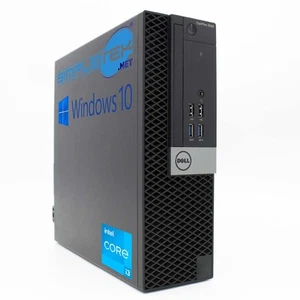 Dell OptiPlex 3040 SFF i3 6100 4GB 120GB Windows 10 Desktop Computer PC - Picture 1 of 5