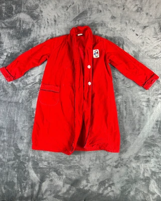 Bata Vintage Colección Sears Talla 6 Pana Roja Disney Winnie the Pooh Años 70 Foto 1 de 4