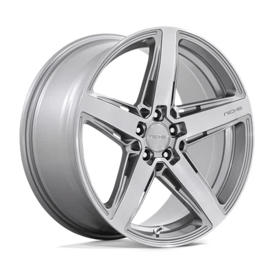 Juego de 4 ruedas 20x11 Niche M270 Teramo antracita cepillada 5x120 (43 mm) Foto 1 de 4