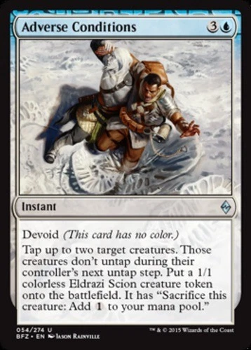 x1 Adverse Conditions - Battle for Zendikar - NM - MTG - Image 1 of 1