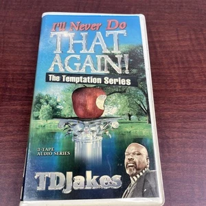 Bishop T.D Jakes I’ll Never Do That Again! The Temptation Series 3 CASSETTE Tape - Picture 1 of 5