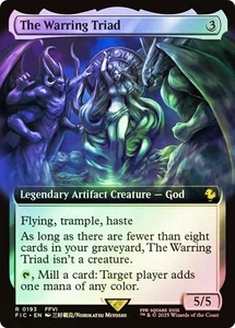 MTG The Warring Triad FOIL NM Extended Final Fantasy Commander FIC Magic card - Picture 1 of 3
