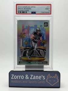 Brock Bowers 2024 Donruss Optic Downtown  (RC) PSA 9 SSP  #17 - Picture 1 of 4