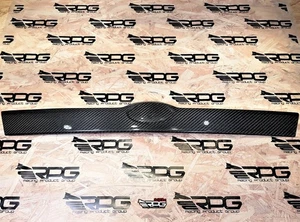 RPG Twill Carbon TailGate Garnish Logo Cover for 08-14 Subaru Impreza WRX STi GR - Picture 1 of 10