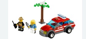 LEGO CITY: Fire Chief Car (60001) ~ Retired ~ Complete ~