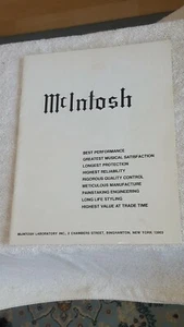 McIntosh Protection Broschüre - Bild 1 von 4