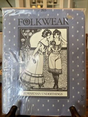 Vintage Folkwear Edwardian Underthings 203 Costume Reenactment - Image 1 of 3