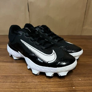 Nike Alpha Huarache Elite 4 Low MCS Black White FD6221-001 Men's 9 Baseball - Picture 1 of 8