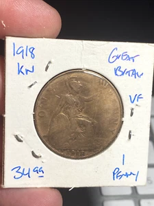 1918 KN Great Britain 1 Penny - Picture 1 of 2
