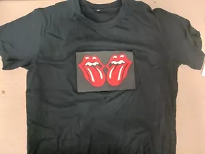 Red Mouth and Lips LED T-Shirts (S) - Picture 1 of 1