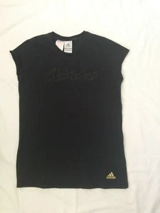ADIDAS Tee shirt noir 14ans Fille - Imagen 1 de 5