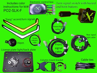 Polaris RZR XP1000 Turbo S клык поворотник улица юридический набор отмены - Изображение 1 из 3