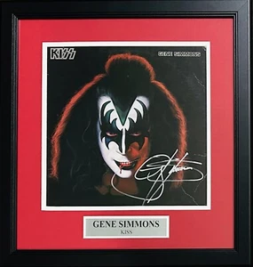 KISS signed Album Gene Simmons handsigniert Vinyl Gene Simmons signed Schallplatte Solo - Bild 1 von 5