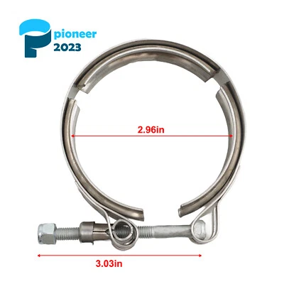 Abrazadera de manguera de banda en V (solo se adapta a 3,5") para Ford F-250 F-350 F-450 F-550 Super Duty Foto 1 de 4