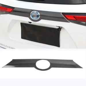 For Toyota Highlander 2020-22 Carbon fiber Rear Door Trunk Lid Cover decor Trim - Picture 1 of 4