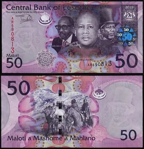 LESOTHO 50 MALOTI (P23b) 2013 UNC - Imagen 1 de 1