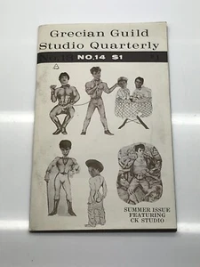 Grecian Guild Studio Quarterly No. 14 Male Beefcake Magazine Vintage - Foto 1 di 3