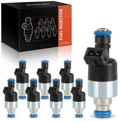 8Pcs Fuel Injector for Cadillac Eldorado 4.9L Chevy Camaro Pontiac Firebird 5.0L - Image 1 of 4
