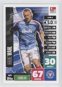 2020-21 Topps Match Attax Bundesliga Hauke Wahl #364
