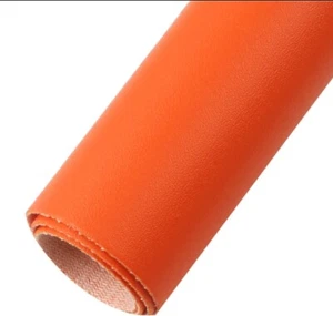 Orange Solid FAUX LEATHER SHEET 8.75" x 12" WHOLESALE 1127434 Buttery Soft - Picture 1 of 1