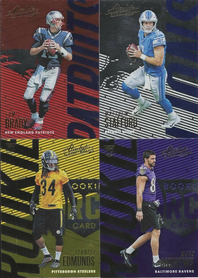 2018 Panini Absolute Football - BASE & ROOKIES - Pick & Choose - Fill Ur Set! - Image 1 of 1