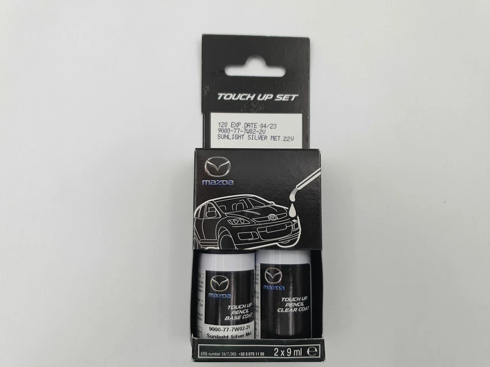 Kit de pincel de retoque original Mazda Sunlight Silver Metallic 22V OEM part - Imagem 1 de 1
