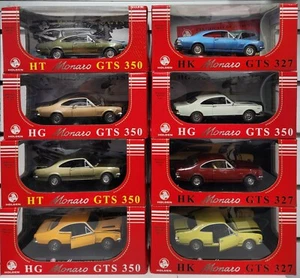 8x 1:32 OZ Legends Holden Monaro GTS Diecast Metal Cars with COA - Picture 1 of 9