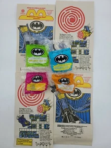 Juego completo de 4 juguetes McDonalds Batman 1991 vintage "COMO NUEVO EN PAQUETE" con bolsas - Imagen 1 de 5