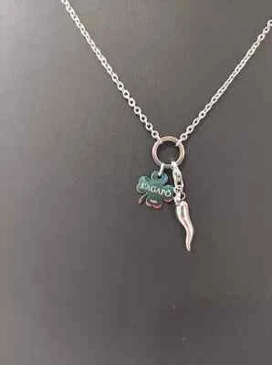 Sagapo Collana Cornetto Portafortuna Acciaio Girocollo S'Agapo SHAC54 SHA376 - Immagine 1 di 2