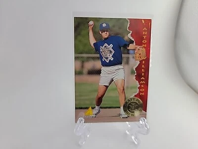 1995 Pinnacle Draft Pick RC #169 Antone Williamson Milwaukee Brewers  - Image 1 of 4