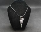 Vulture Skull Plague Necklace Crystal Witch Jewelry Witchcraft Wicca