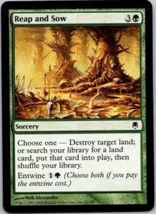Magic the Gathering Reap and Sow Darksteel MTG Free Shipping! - Picture 1 of 1