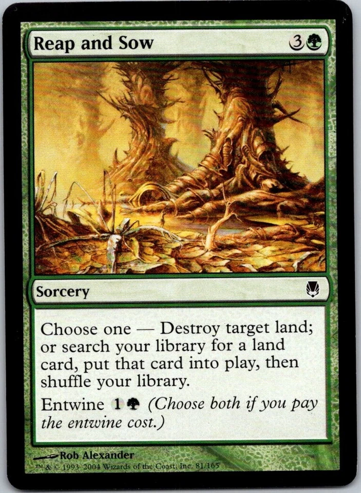 Magic the Gathering Reap and Sow Darksteel MTG Free Shipping! - Image 1 of 1