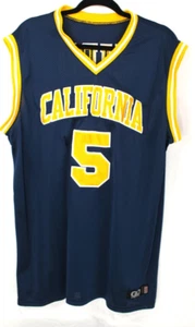 Vintage 1990's Jason Kidd #5 Jersey University CA Golden Bears NCAA Berkeley Lrg - Imagen 1 de 4