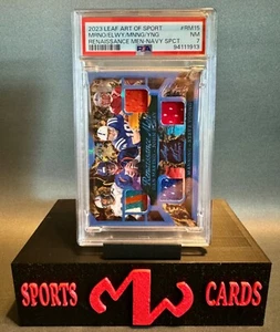 2023 Leaf Renaissance Men Marino, Elway, Manning, Young 12/15 PSA 7 - Picture 1 of 4