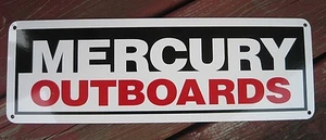 Mercury Marine Outboard Motor Sign Mechanic Marina Parts Advertising Logo 10day - Picture 1 of 5