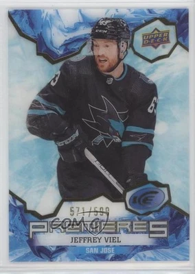 2021-22 Upper Deck Ice Ice Premieres Blue /599 Jeffrey Viel #172 Rookie RC - Image 1 of 2