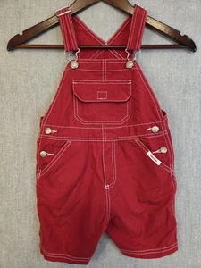 Baby Gap Toddler Vintage 2001 Red Overalls Unisex 4XL Cotton Logo - Picture 1 of 11