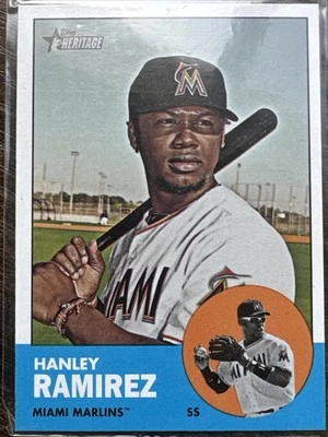 2012 Topps Heritage (1-425) - MIAMI MARLINS Team Set - Image 1 of 4