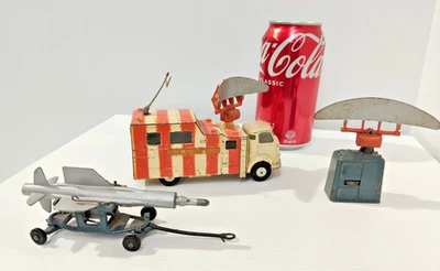 3x Die Cast Corgi Thunderbird Guided Missile Karrier Gamecock AirField Radar -AF - Image 1 of 4