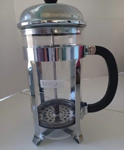 Bodum Chambord 8 Cup French Press Coffee Maker 34oz Chrome Glass Manual Brewer - Picture 1 of 8