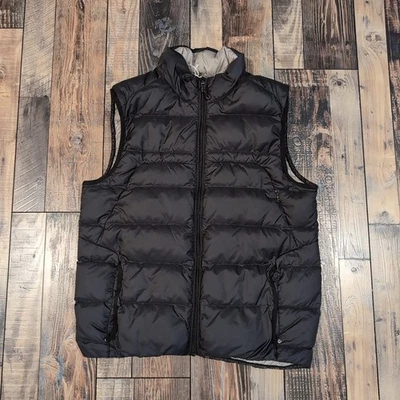 RLX Ralph Lauren Vest Size M Mens Black Down Warmer Puffer Full Zip  - Image 1 of 4